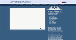 Desktop Screenshot of levybaptist.com