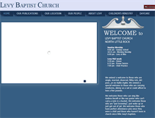 Tablet Screenshot of levybaptist.com